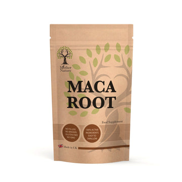 Maca Root Capsules 600mg Clean Natural Maca Root Powder Vegan Supplement - MOTHER NATURE SUPPLEMENTSMaca Root Capsules 600mg Clean Natural Maca Root Powder Vegan Supplement