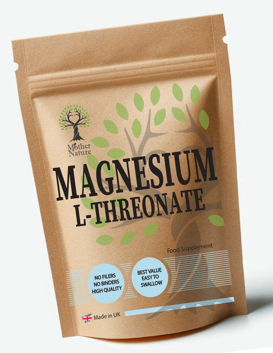 Magnesium L Theronate 500mg Highly Bioavailable Magnesium Clean Vegan Supplements Eco - friendly Holistic Health - MOTHER NATURE SUPPLEMENTSMagnesium L Theronate 500mg Highly Bioavailable Magnesium Clean Vegan Supplements Eco - friendly Holistic HealthDiet Supplementss