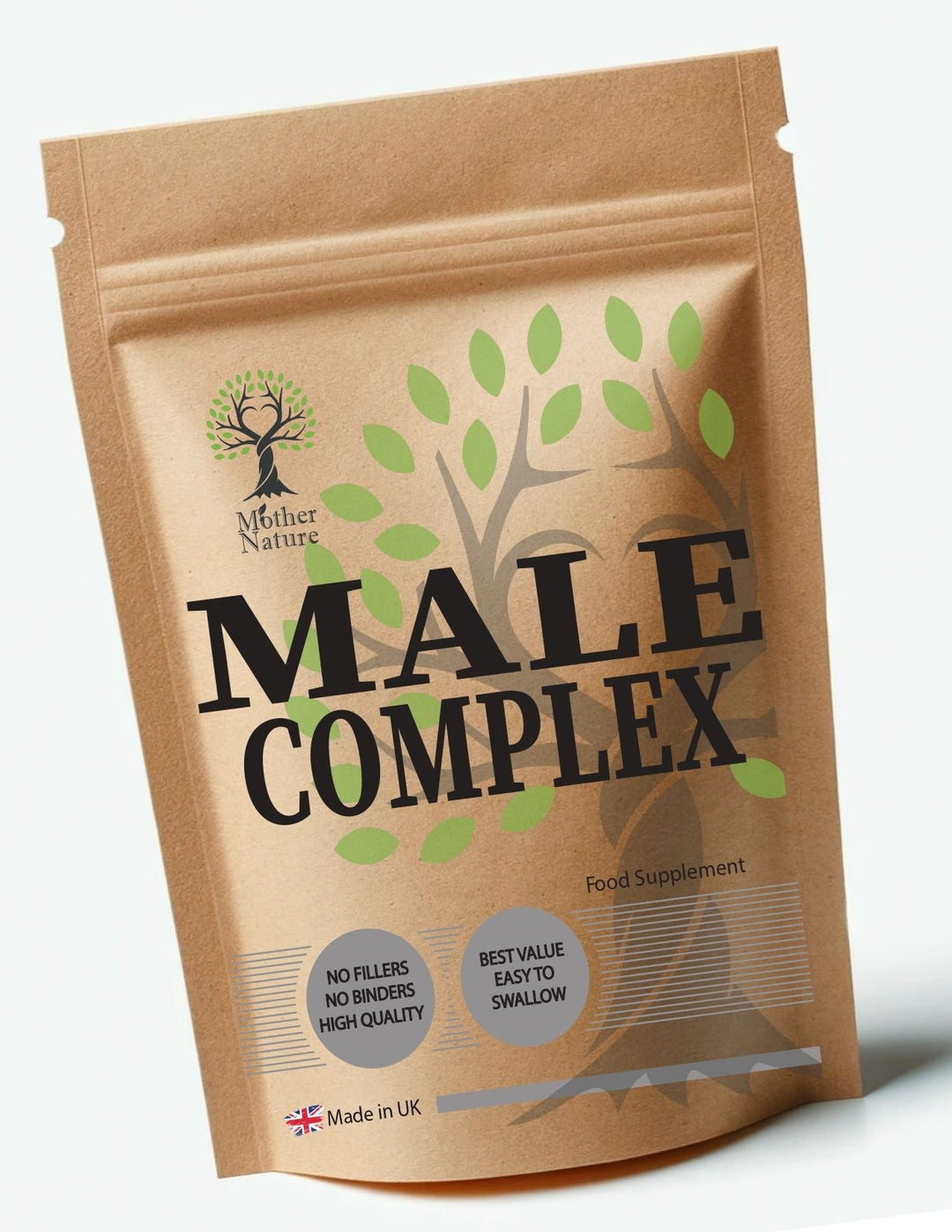 Male Complex Capsules Clean Natural Eco-friendly Plant-based Red Panax Ashwagandha Cinnamon Vegan Supplements - MOTHER NATURE SUPPLEMENTSMale Complex Capsules Clean Natural Eco-friendly Plant-based Red Panax Ashwagandha Cinnamon Vegan SupplementsDiet Supplementss