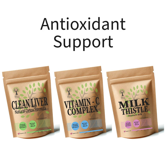 Milk Thistle, NAC & Vitamin C Complex Stack – Three Products – Mother Nature - MOTHER NATURE SUPPLEMENTSMilk Thistle, NAC & Vitamin C Complex Stack – Three Products – Mother NatureDiet Supplements