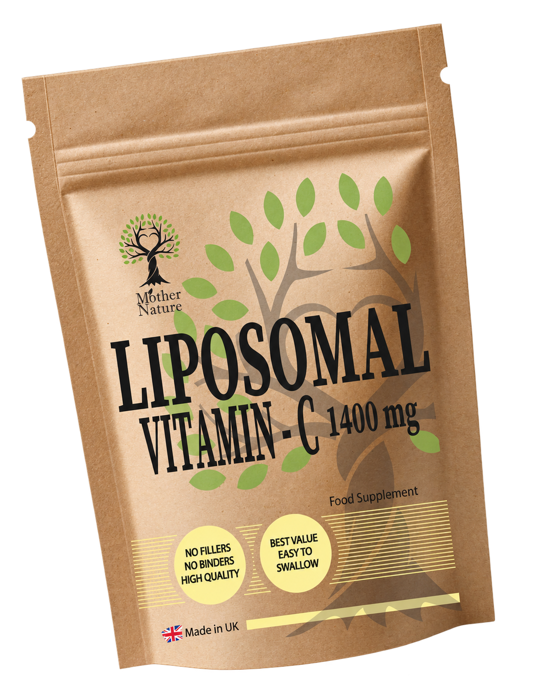 Mother Nature Liposomal Vitamin C 1400 mg