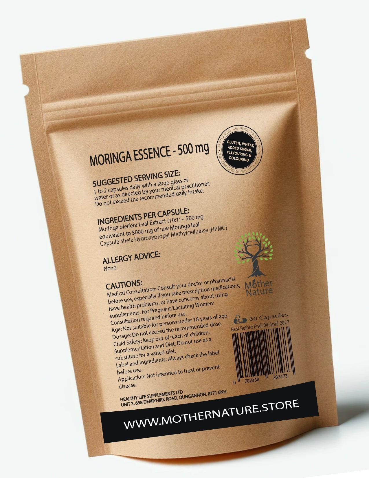 Moringa Capsules 500mg Clean Natural High Potency Moringa Powder Eco - friendly Best Vegan Supplements Plant - based Holistic Health - MOTHER NATURE SUPPLEMENTSMoringa Capsules 500mg Clean Natural High Potency Moringa Powder Eco - friendly Best Vegan Supplements Plant - based Holistic HealthDiet Supplementss
