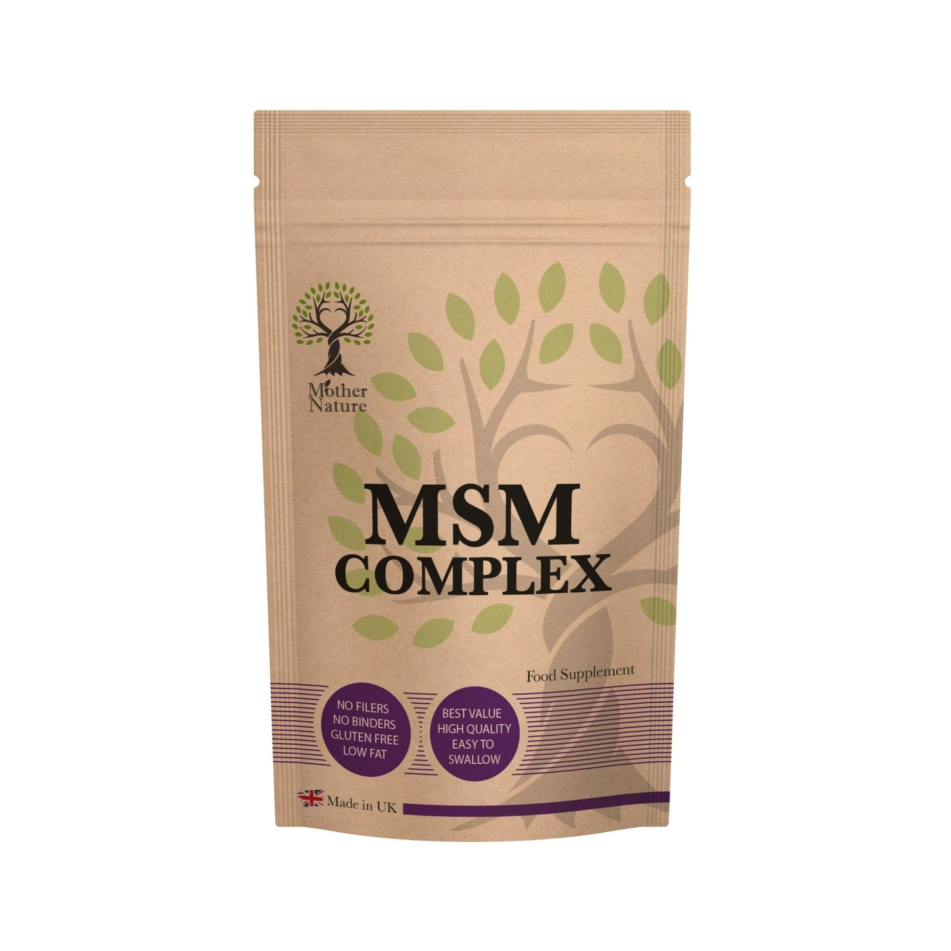 MSM Complex Glucosamine Chondroitin High Strength Natural Collagen & Vitamin C - MOTHER NATURE SUPPLEMENTSMSM Complex Glucosamine Chondroitin High Strength Natural Collagen & Vitamin C