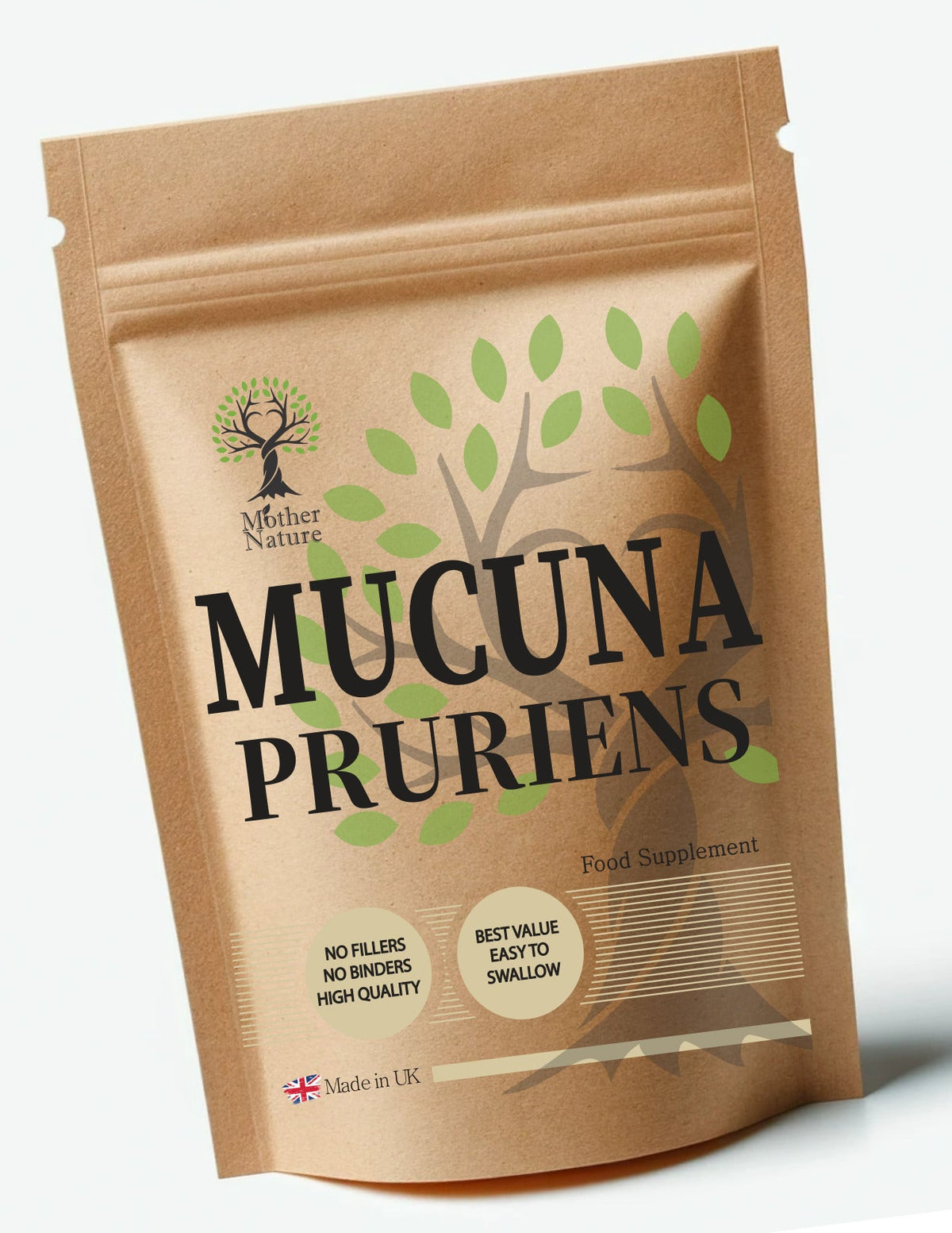 Mucuna Pruriens Capsules 500 mg – Clen Vegan Supplements - Mother Nature - MOTHER NATURE SUPPLEMENTSMucuna Pruriens Capsules 500 mg – Clen Vegan Supplements - Mother NatureDiet Supplements