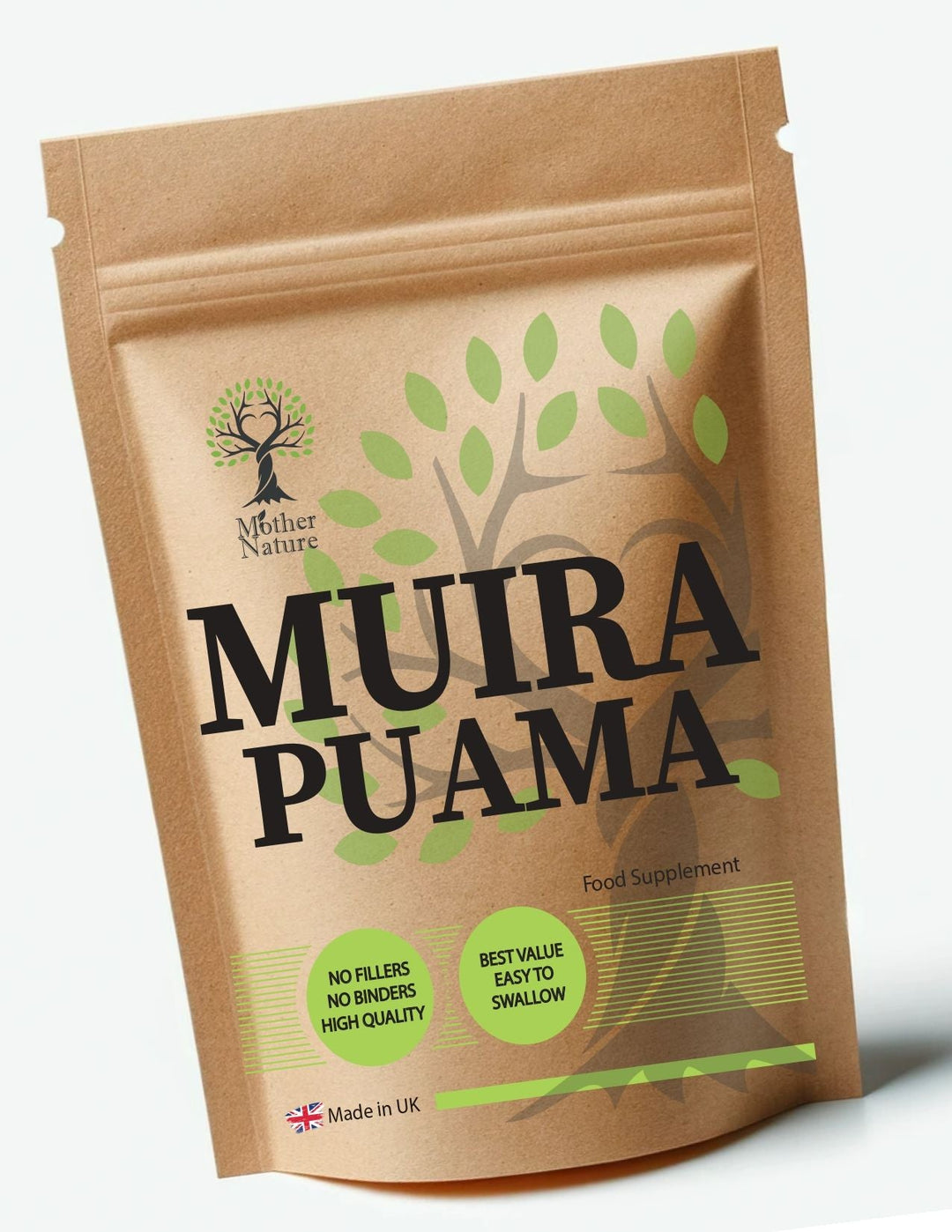 Muira Puama Extract 500 mg – Mother Nature - MOTHER NATURE SUPPLEMENTSMuira Puama Extract 500 mg – Mother NatureDiet Supplementss