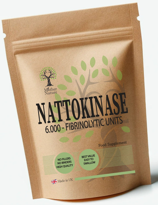 Nattokinase 6000 FU – Clean Vegan Capsules | Mother Nature - MOTHER NATURE SUPPLEMENTSNattokinase 6000 FU – Clean Vegan Capsules | Mother NatureDiet Supplements