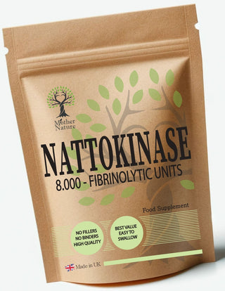 Nattokinase Capsules 8000 FU High Potency Clean Natural Nattokinase Plant-based Vegan Supplements – Mother Nature