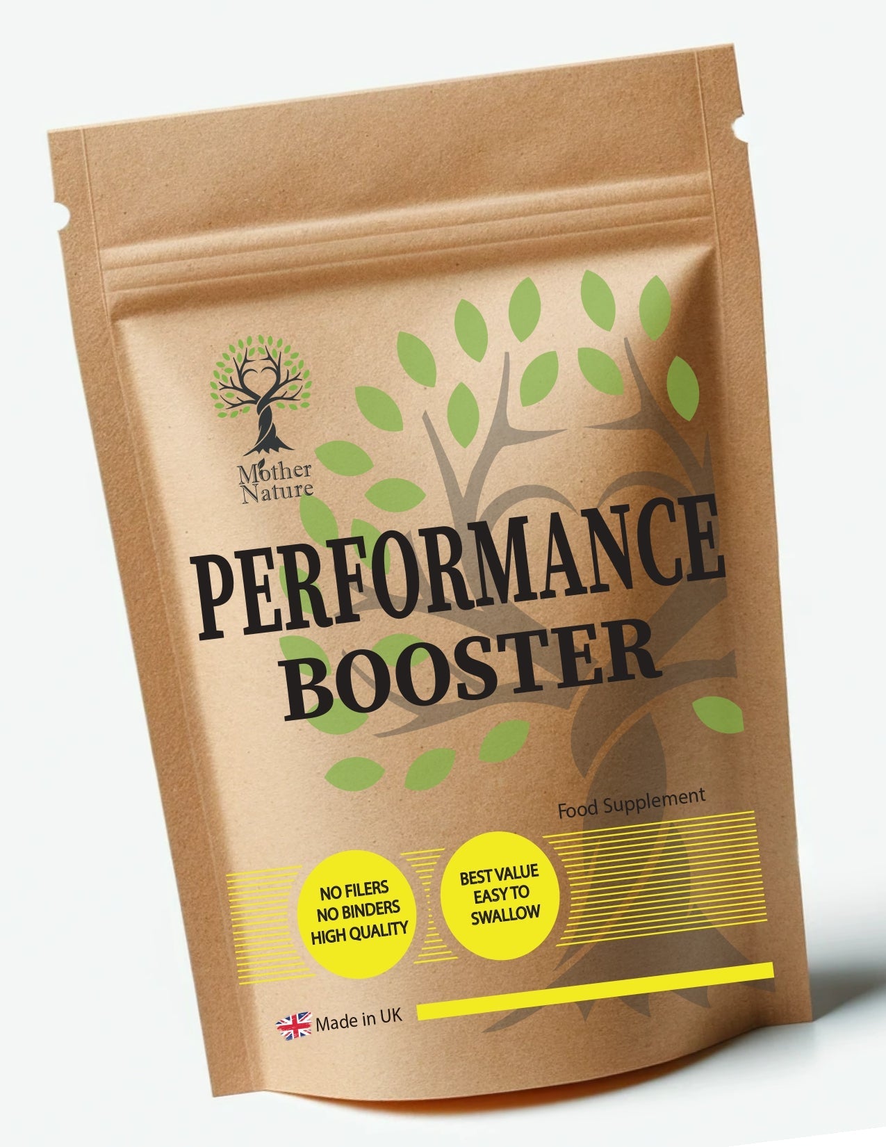 Performance Booster Capsules 600mg High Potency Clean Natural Herbs Eco - friendly Best Vegan Supplements Plant - based Holistic Health - MOTHER NATURE SUPPLEMENTSPerformance Booster Capsules 600mg High Potency Clean Natural Herbs Eco - friendly Best Vegan Supplements Plant - based Holistic Health