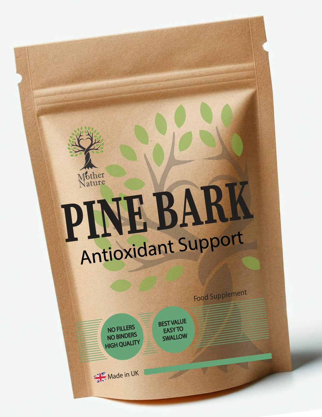 Pine Bark Extract 500 mg – Mother Nature - MOTHER NATURE SUPPLEMENTSPine Bark Extract 500 mg – Mother NatureDiet Supplements