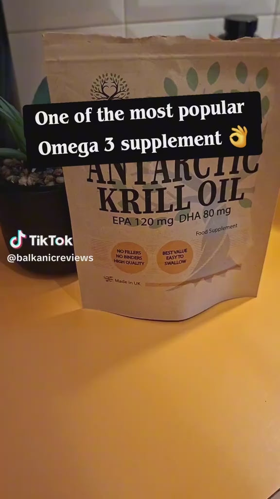 Krill Oil 500 mg – Omega-3 6 9 Softgel Capsules – Marine Phospholipid Formula – Mother Nature