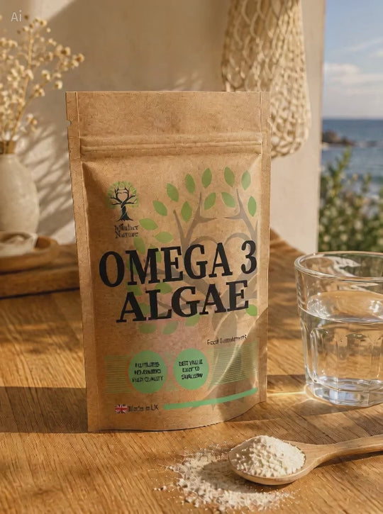 Omega 3 Algae Extract 500 mg – Clean Vegan Supplements - Mother Nature