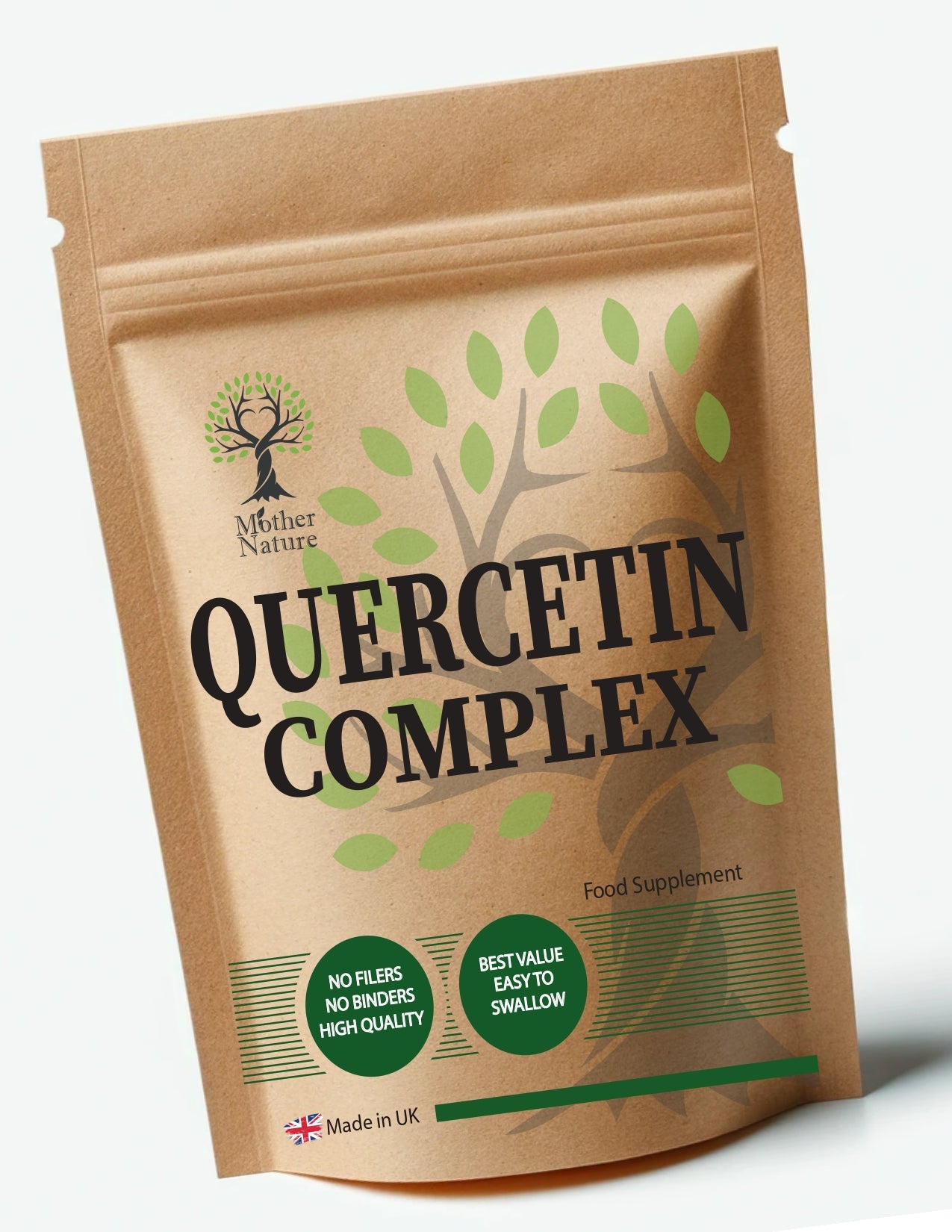 Quercetin Complex 500mg Quercetin Capsules Vegan Genuine Algae Extract Strong UK Supplement - MOTHER NATURE SUPPLEMENTSQuercetin Complex 500mg Quercetin Capsules Vegan Genuine Algae Extract Strong UK SupplementDiet Supplementss