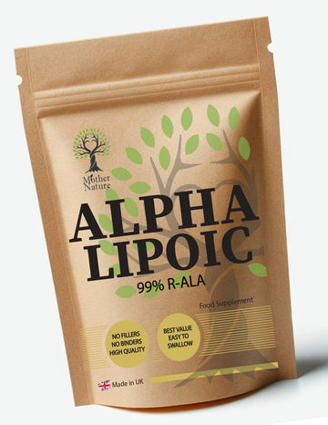 R Alpha Lipoic Acid 1000mg Clean Alpha Lipoic Powder Eco - friendly 99% R ALA Vegan Supplement - MOTHER NATURE SUPPLEMENTSR Alpha Lipoic Acid 1000mg Clean Alpha Lipoic Powder Eco - friendly 99% R ALA Vegan SupplementDiet Supplementss