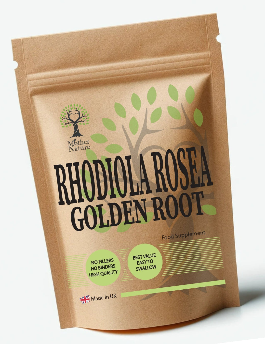 Rhodiola Rosea Root Extract 500 mg – Vegan Capsules – 5% Salidrosides – Plant - Based Formula – Mother Nature - MOTHER NATURE SUPPLEMENTSRhodiola Rosea Root Extract 500 mg – Vegan Capsules – 5% Salidrosides – Plant - Based Formula – Mother NatureDiet Supplementss