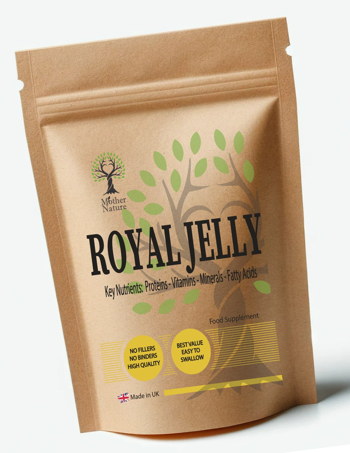 Royal Jelly 500 mg – Mother Nature - MOTHER NATURE SUPPLEMENTSRoyal Jelly 500 mg – Mother NatureDiet Supplements
