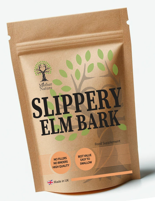 Slippery Elm Bark 500 mg – Mother Nature - MOTHER NATURE SUPPLEMENTSSlippery Elm Bark 500 mg – Mother NatureDiet Supplements