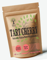 Tart Cherry Capsules 500 mg – Clean Natural Vegan Supplements - Mother Nature