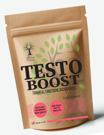 Testo Booster Capsules 600mg High Strength Natural Supplement Fadogia Tongkat Turkesterone Vegan - MOTHER NATURE SUPPLEMENTSTesto Booster Capsules 600mg High Strength Natural Supplement Fadogia Tongkat Turkesterone VeganDiet Supplementss