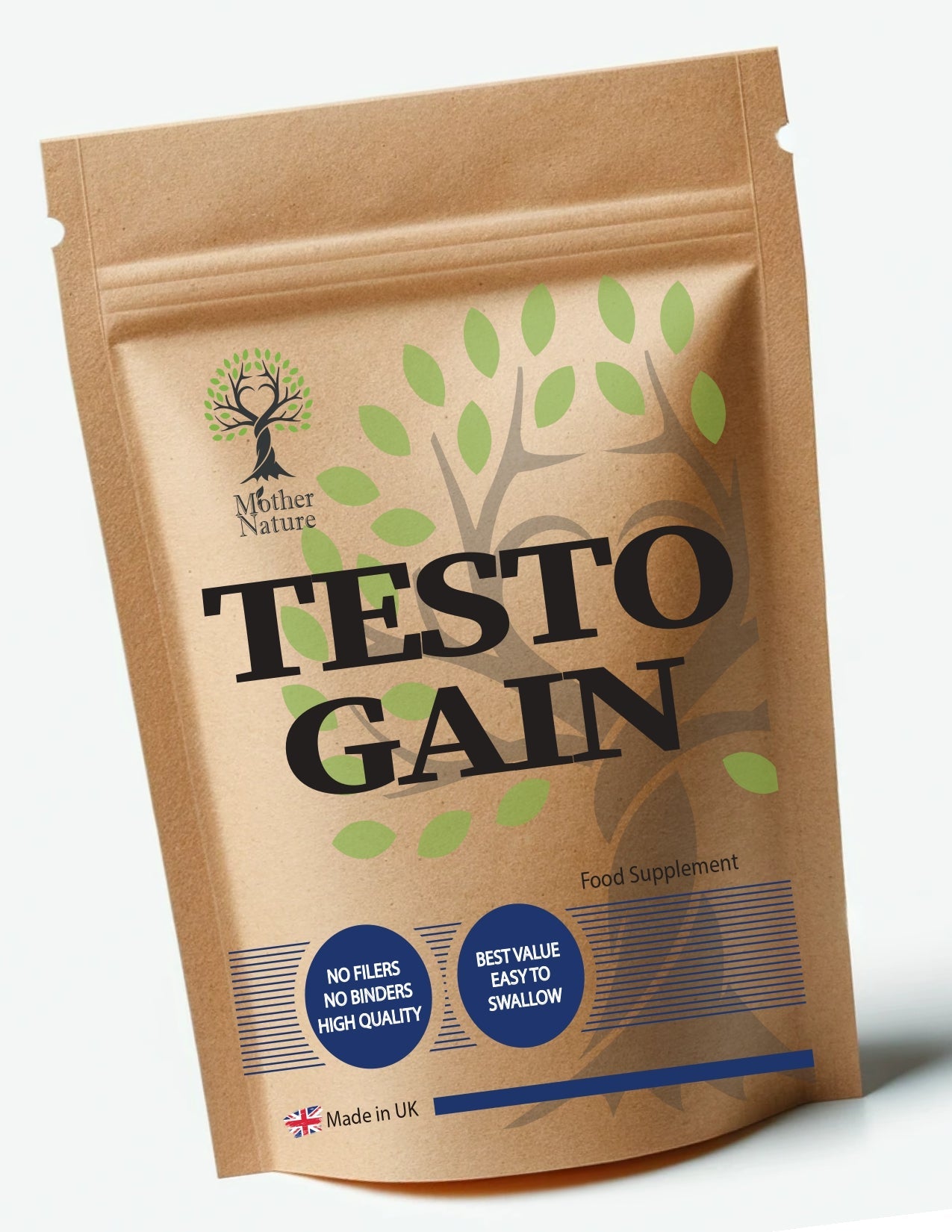 Testo Gain Capsules 600mg Natural Supplement Tongkat Ali Extract Cistanche Tubulosa - MOTHER NATURE SUPPLEMENTSTesto Gain Capsules 600mg Natural Supplement Tongkat Ali Extract Cistanche Tubulosa