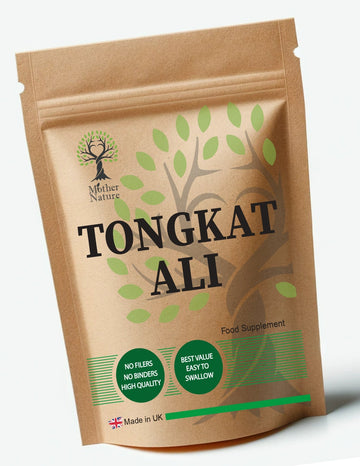 Tongkat Ali Capsules 500mg High Strength Natural Tongkat Ali 35:1 Root Extract Vegan Supplements - MOTHER NATURE SUPPLEMENTSTongkat Ali Capsules 500mg High Strength Natural Tongkat Ali 35:1 Root Extract Vegan Supplements