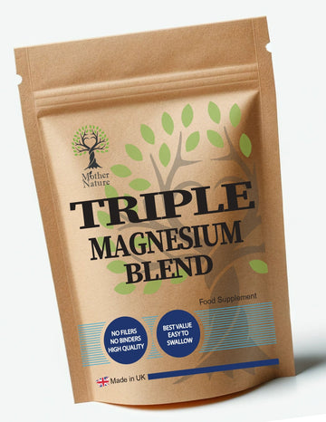 Triple Magnesium Capsules Vegan Supplements Magnesium Bisglycinate Citrate Taurate Eco - friendly Top - rated Best Vegan Supplements - MOTHER NATURE SUPPLEMENTSTriple Magnesium Capsules Vegan Supplements Magnesium Bisglycinate Citrate Taurate Eco - friendly Top - rated Best Vegan Supplements