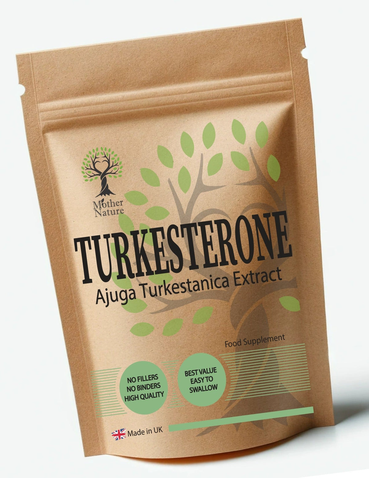 Turkesterone Extract 600 mg – Clean Vegan Capsules - Mother Nature - MOTHER NATURE SUPPLEMENTSTurkesterone Extract 600 mg – Clean Vegan Capsules - Mother NatureDiet Supplements