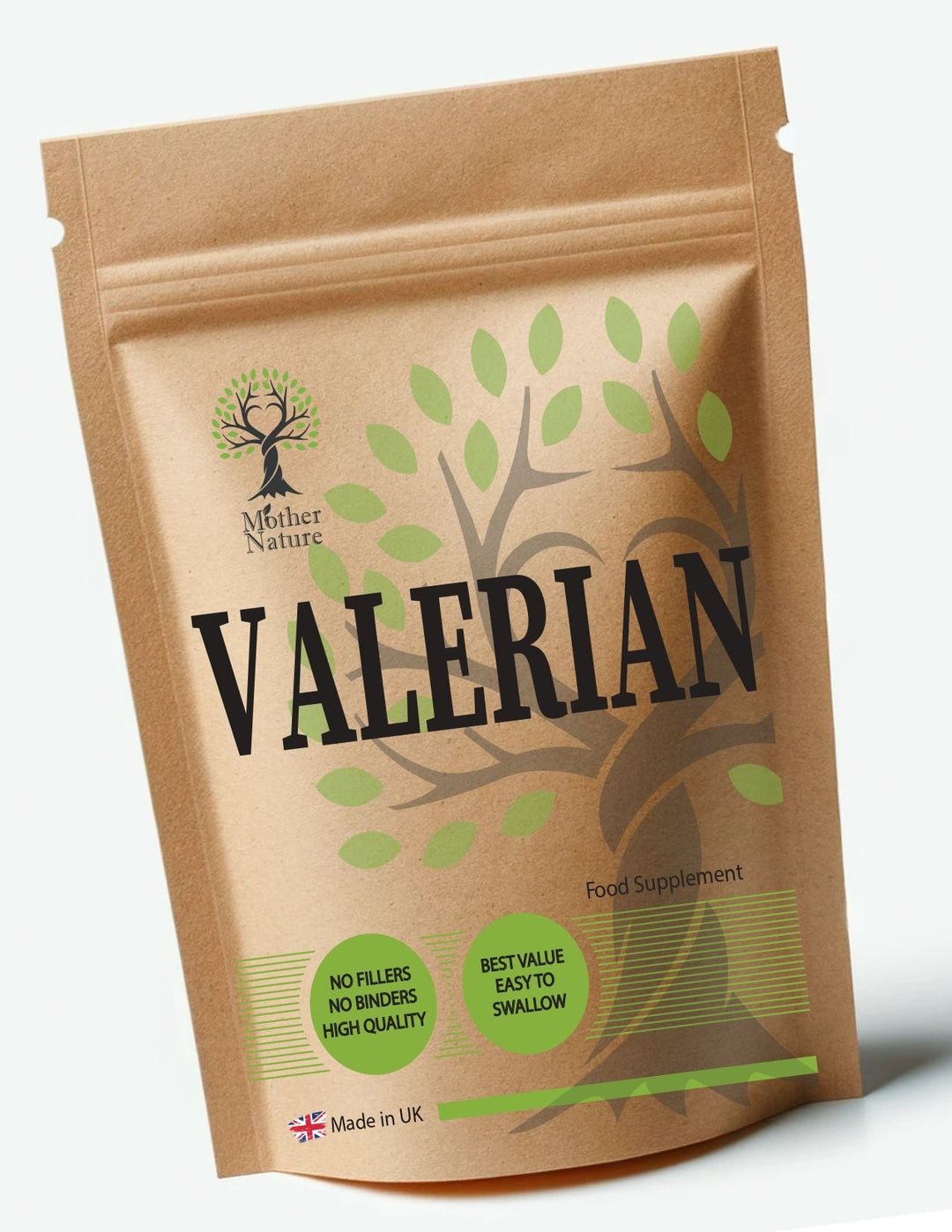 Valerian Root 500 mg – Mother Nature - MOTHER NATURE SUPPLEMENTSValerian Root 500 mg – Mother NatureDiet Supplementss