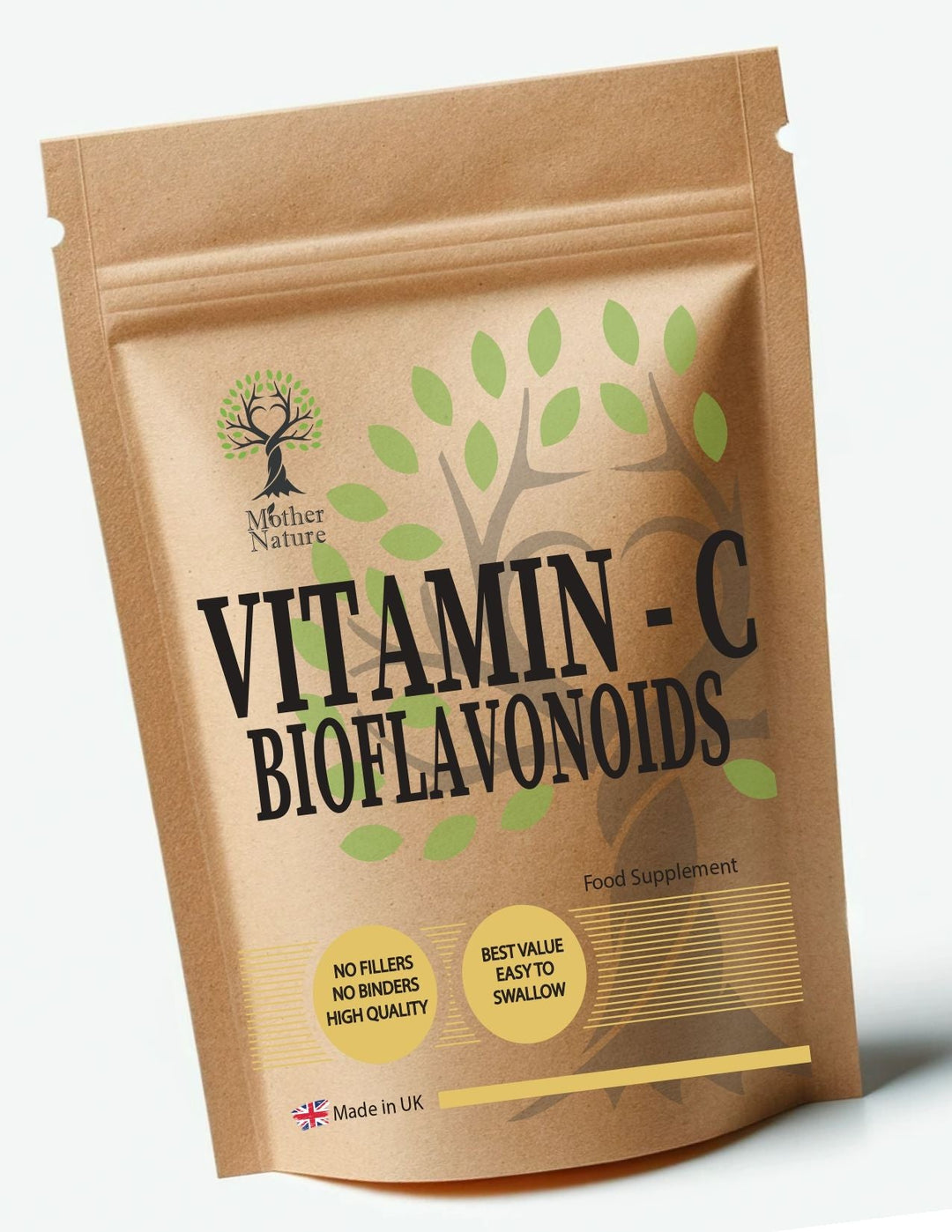 Vitamin C + Citrus Bioflavonoids – Mother Nature - MOTHER NATURE SUPPLEMENTSVitamin C + Citrus Bioflavonoids – Mother NatureDiet Supplementss