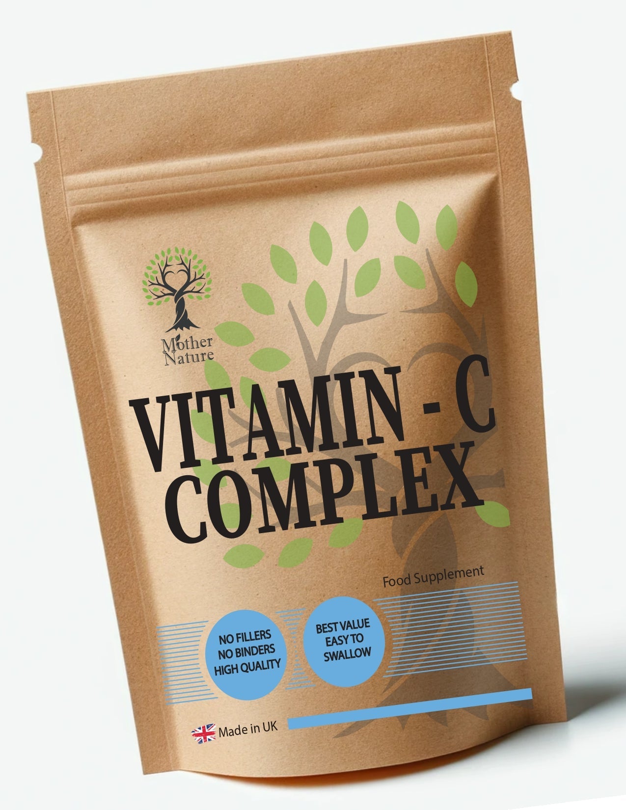 Vitamin C Complex 500 mg + NAC + Quercetin – Mother Nature - MOTHER NATURE SUPPLEMENTSVitamin C Complex 500 mg + NAC + Quercetin – Mother NatureDiet Supplementss