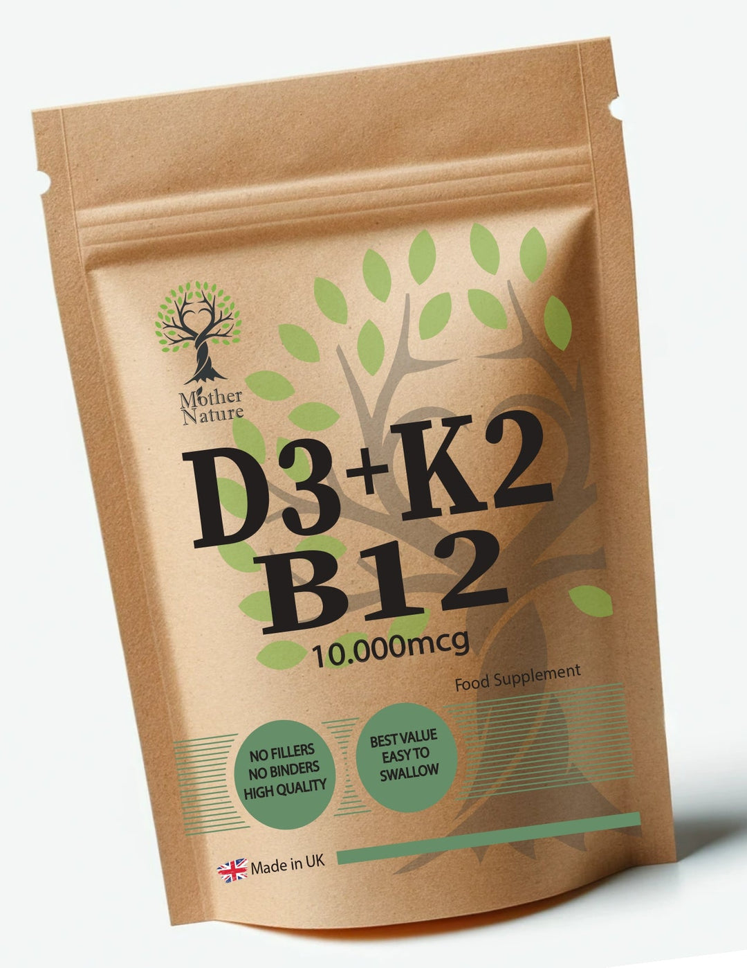 Vitamin D3 10000iu K2 MK7 Vitamin B12 10000mcg High Potency Clean Natural D3 Eco - friendly Best Vegan Supplements Holistic Health - MOTHER NATURE SUPPLEMENTSVitamin D3 10000iu K2 MK7 Vitamin B12 10000mcg High Potency Clean Natural D3 Eco - friendly Best Vegan Supplements Holistic HealthDiet Supplementss