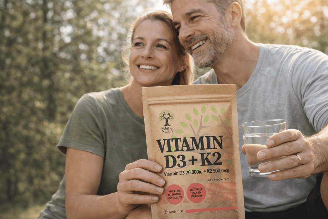 Vitamin D3 20000 IU + K2 MK Clean Natural Vegan Supplements – Mother Nature - MOTHER NATURE SUPPLEMENTSVitamin D3 20000 IU + K2 MK Clean Natural Vegan Supplements – Mother NatureDiet Supplementss