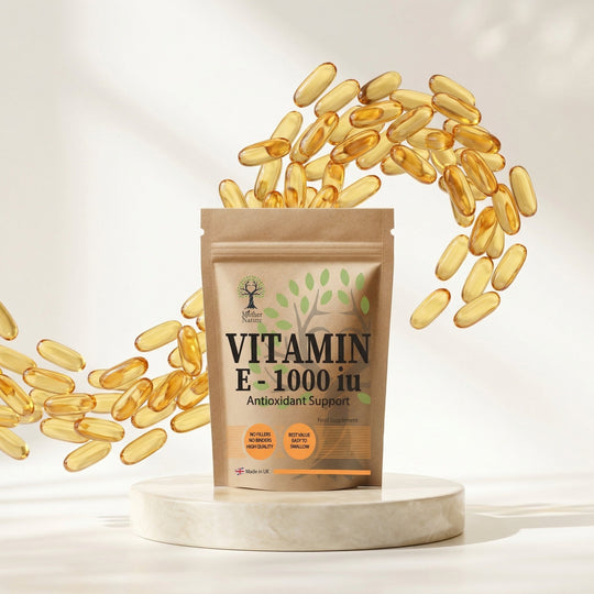 Vitamin E Capsules 1000 IU – Clean Softgel Format – Vitamin E Supplement – Mother Nature - MOTHER NATURE SUPPLEMENTSVitamin E Capsules 1000 IU – Clean Softgel Format – Vitamin E Supplement – Mother NatureDiet Supplementss