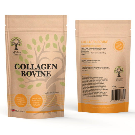 Bovine Collagen Capsules 600mg Bovine Collagen Peptides Natural Supplements