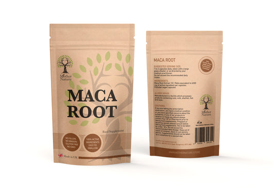 Maca Root Capsules 600mg Clean Natural Maca Root Powder Vegan Supplement