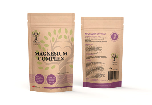 Magnesium Complex 630mg Best Quality Supplement Vegan Capsules Magnesium Glycinate Taurate L-Threonate