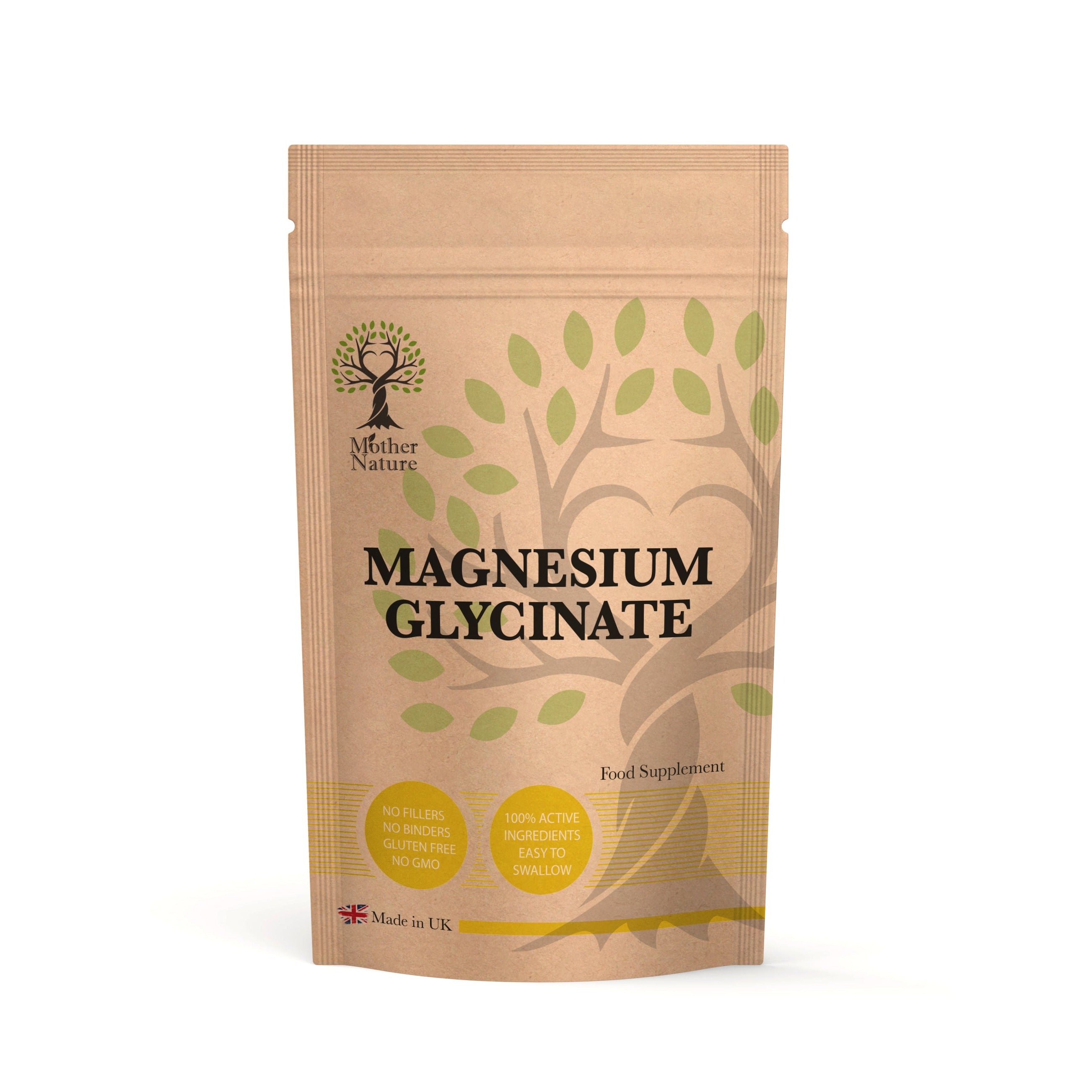 Magnesium Glycinate Capsules 650mg Magnesium Powder Vegan Supplement B