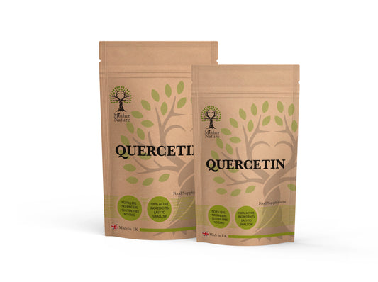 Quercetin 500mg Best Vegan Capsules 98% Genuine Extract Strong UK Supplement