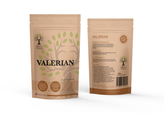 Valerian Root Extract 600mg High Potency 20 x Stronger Natural Supplement Vegan